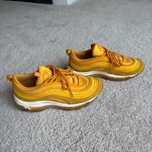 Nike Air Max 97 Orange Gold Sneakers